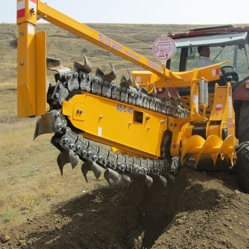 Zanjadora hidráulica - 4 series - KZM Trenching Machines ind.Trade.Co.Ltd. - vertical