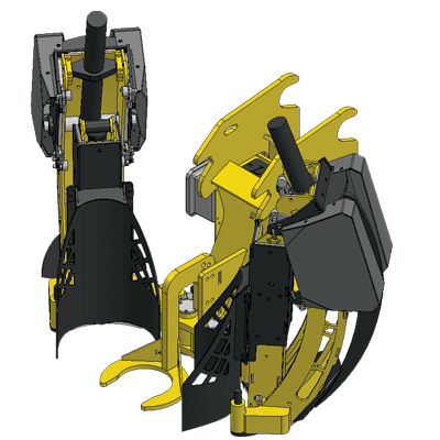 Cepellonadora para excavadora - le mar tree spade - forestal / para vivero