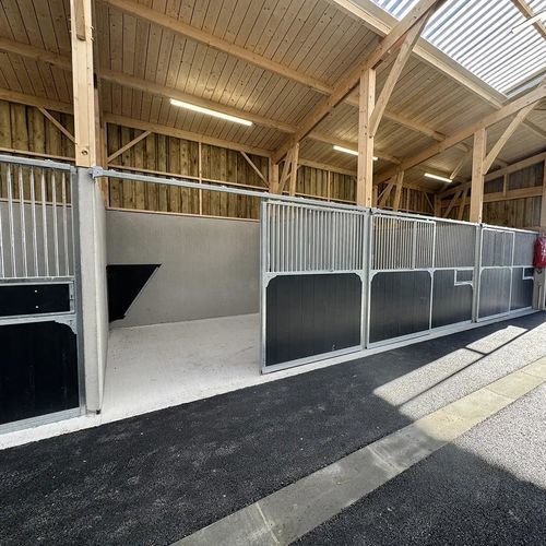 Barrera para la ganadería - 2050012 - Technibelt - de estabulación / para caballos / de acero