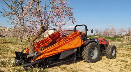 Vibradora para árboles para frutas - VTS series - agromelca - remolcada / hidráulica / árbol de tronco bajo