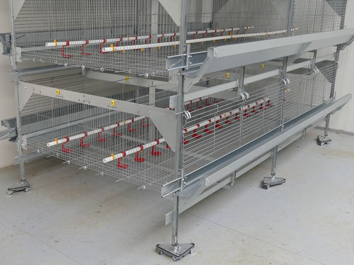 Sistema para la cría de pollos de carne con jaulas - S1400 - Salmet