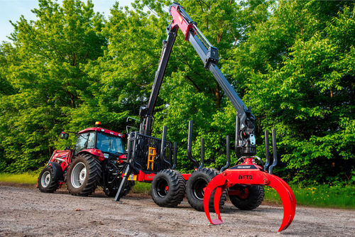 Cargadora forestal montada en remolque - FB84DT - FTG | Källefall - montada en tractor / de brazo articulado
