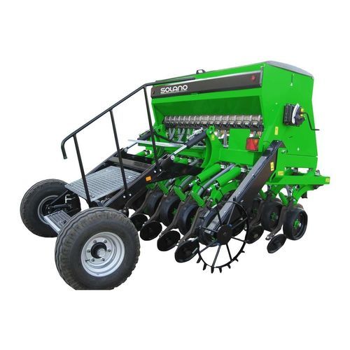 Sembradora en hileras mecánica - SD, SDA series - Solano Horizonte - de disco / montada en tractor / con enganche en tres puntos
