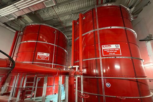 Cuba de agua - FBE-1500V - MEKTANK MEKANIK SISTEMLER SAN. VE TIC. LTD.STI. - de metal / industrial / para almacenamiento