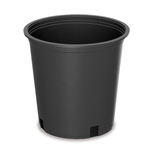 Maceta de plástico - CA series - Alber - redonda / reciclable / negra