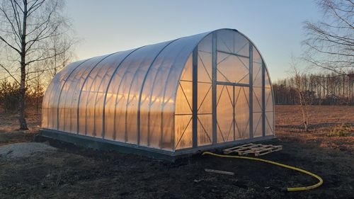 Invernadero de túnel - E 5 - Ecoslider Greenhouses and PremiFarm Aeroponic Vert - de jardinería / botánico / con estructura de acero