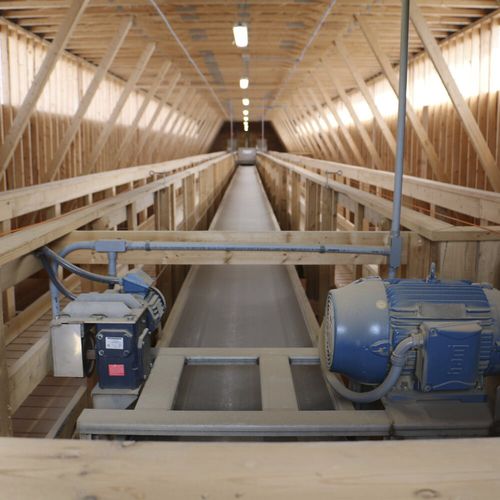 Transportador para fertilizante - AGI - de banda
