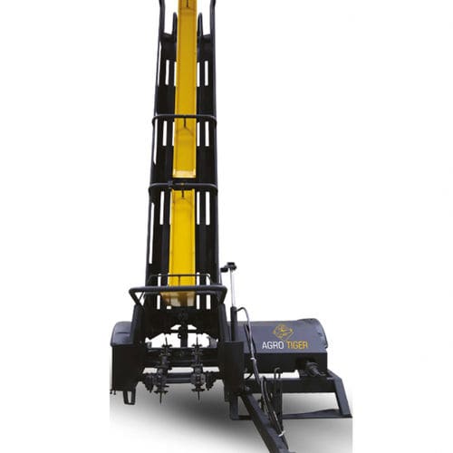 Cargador para balas cuadradas - EBY - AGRO TIGER - de arrastre