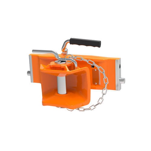 Soporte de fijación de enganche manual - CBM S.p.A. - con brida / para remolque / con cierre
