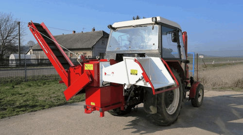 Cortadora de troncos hidráulica - TR75 D2,1 - URBAN KOVO s.r.o. - horizontal / montada en tractor / de toma de fuerza