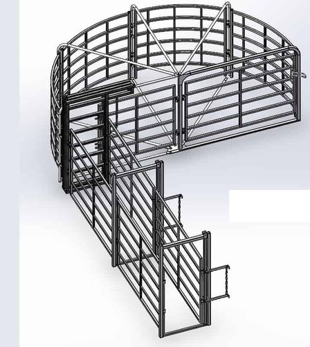 Jaula de tratamiento para bovinos - OSS-180B - YYK BARN TECH LTD - cuidado de las pezuñas / móvil / con pesaje