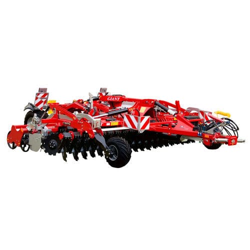 Grada de discos remolcada - GIANT - Premium Landmaschinen GmbH - de 2 secciones / con rodillo / con ajuste hidráulico