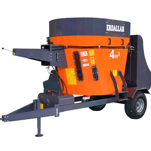 Mezclador de tornillo vertical - MAK-4-11 - ERDALLAR AGRICULTURAL MACHINERY - de arrastre / de descarga lateral / de 1 tornillo