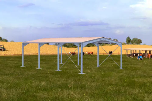 Edificio de almacenamiento para ganado - Batimentsmoinschers.com - para heno / para material agrícola / prefabricado