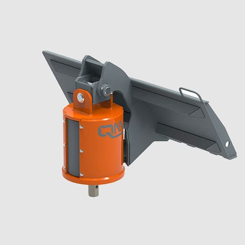 Barrena para minicargadora compacta - TF HD series - QM Srl - hidráulica