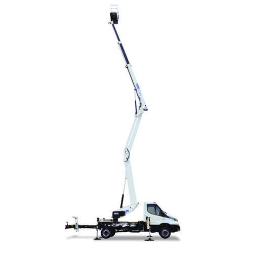 Plataforma elevadora de siega - ZED 25 HV - CTE SpA - articulada / montada sobre camión / para zonas verdes