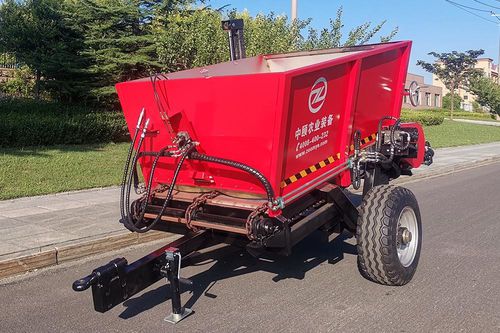 Esparcidor de estiércol de arrastre - 2FGS-3T - Weihai ZY Modern Agricultural Equipment Technology Co.,Ltd - de turbina / de 1 eje
