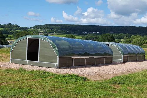 Establo móvil - MPL series - POTTERS POULTRY LTD - crianza de aves / galvanizado / con estructura de acero