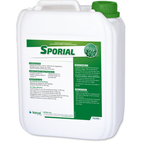 Complemento alimenticio para animales - SPORIAL - NATUAL - para bovinos / para terneros / para vacas lactantes