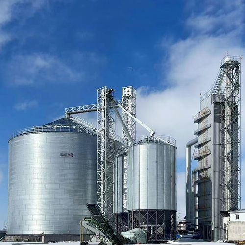 Silo de fondo plano - Dongying Fengtu Intelligent Storage Co., Ltd - para cereales / para soja / de acero galvanizado