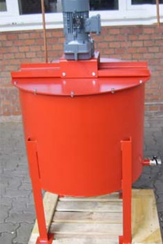 Cuba con agitador - RP 100 - Samatec Saatguttechnik Maschinenbau GmbH - vertical / de acero inoxidable / con mezclador