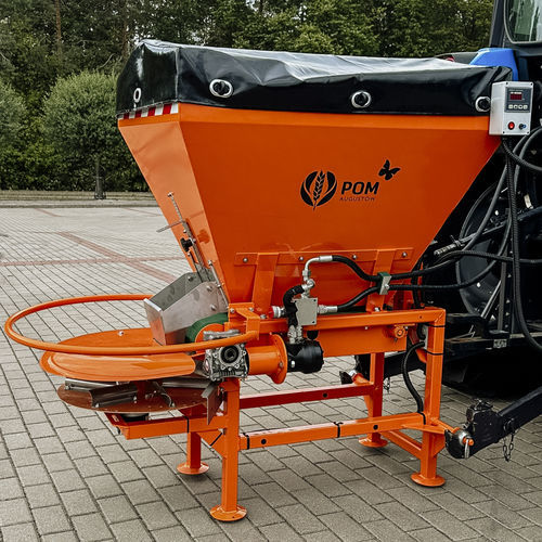 Distribuidor de sal con enganche en tres puntos - N 031/2 - POM Augustów Sp. z o.o. - de arrastre / remolcado / eléctrico