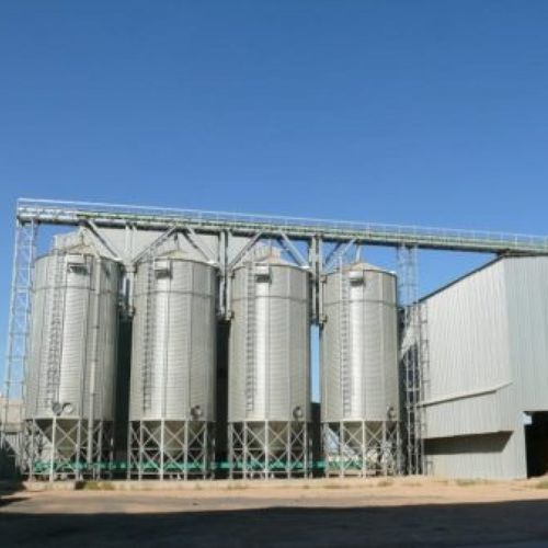 Silo para cereales - Wagner Feedmill & Silo Plants GmbH - de metal / con tolva