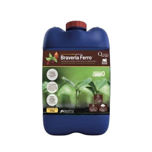 Fertilizante contra la clorosis férrica - BRAVERIA FERRO - Quimsa ITW - orgánico / mineral / NPK