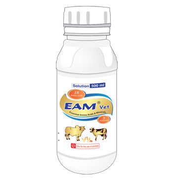Complemento alimenticio para animales - EAM Vet - Opsonin Pharma Limited - para bovinos / pollos de carne / de aminoácidos