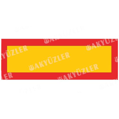 Catadióptrico para remolque - 8010001, 8010002 - AKYÜZLER KAROSER - rectangular / rojo / autoadhesivo