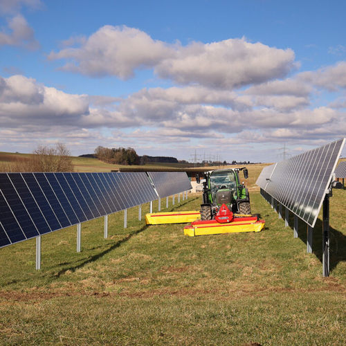 Estructura agrivoltaico para cultivo - ZIM Agri Tracker - Zimmermann PV Agri