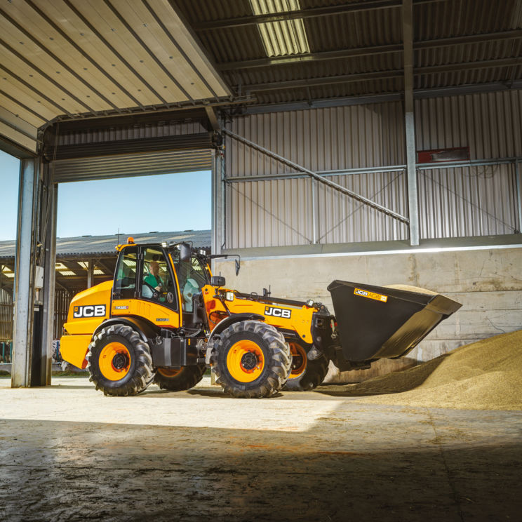 Chargeuse Sur Pneus TM320S Agri JCB T lescopique Avec Cabine 