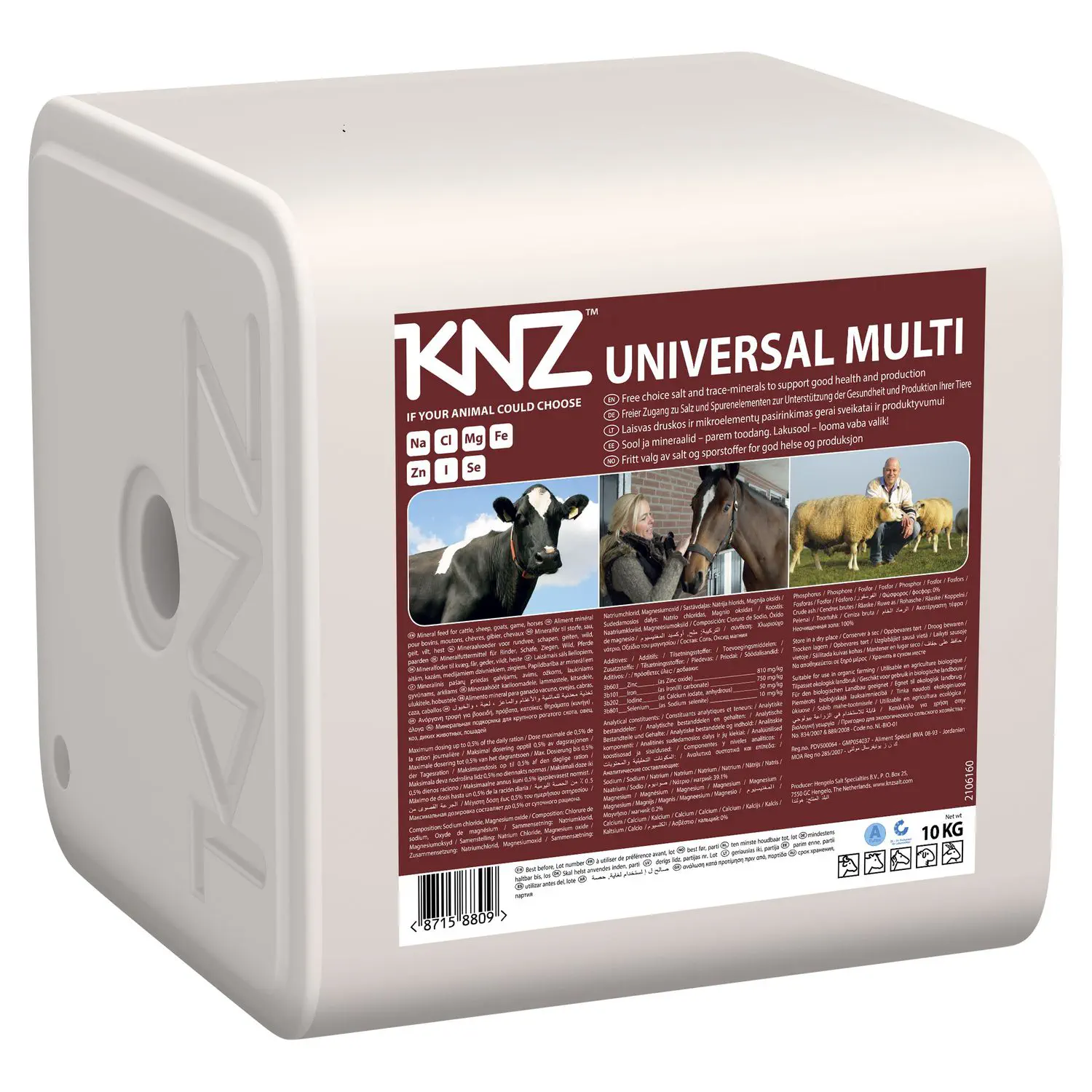 Pierre à Lécher Minérale Pour Moutons, Chèvres, Bovins - Bloc De Sel Et Oligo-éléments 10 Kg - 2
