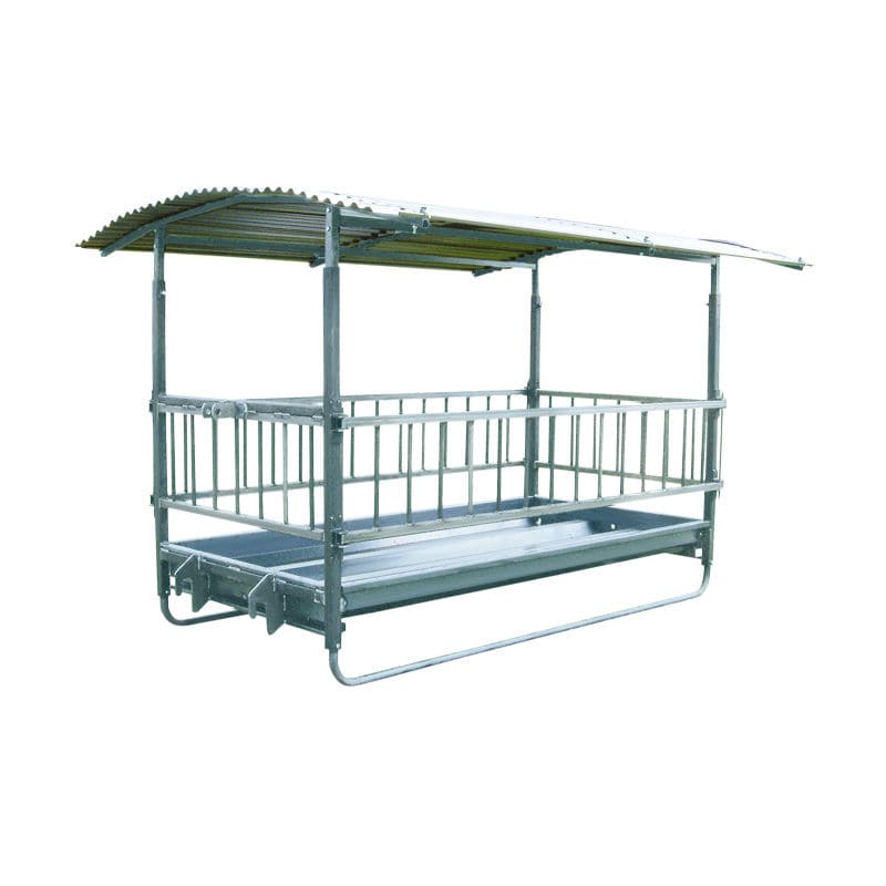 Mangeoire Pour Chèvres En Acier Inoxydable - 50x31x18 Cm, Pour Bétail, Moutons, Porcs