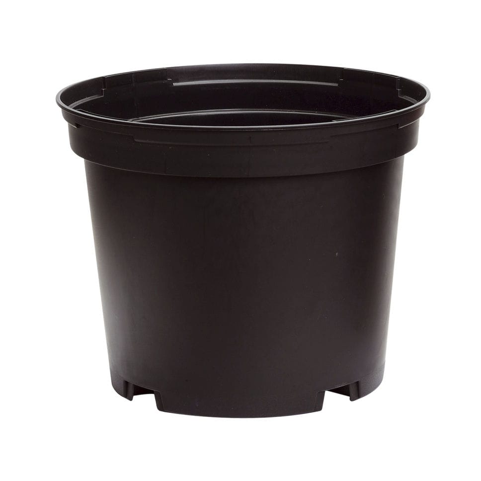 Pot En Plastique Sx Soparco Rond Noir