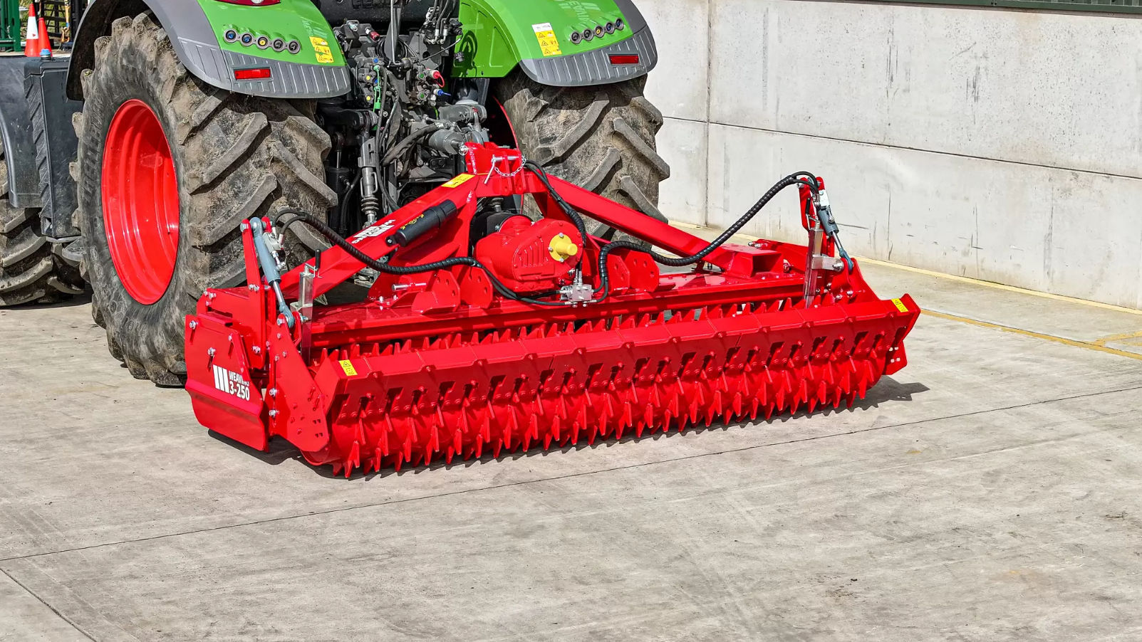 Herse rotatif - 3-250 - Weaving Machinery - à dents / pliable / avec ...