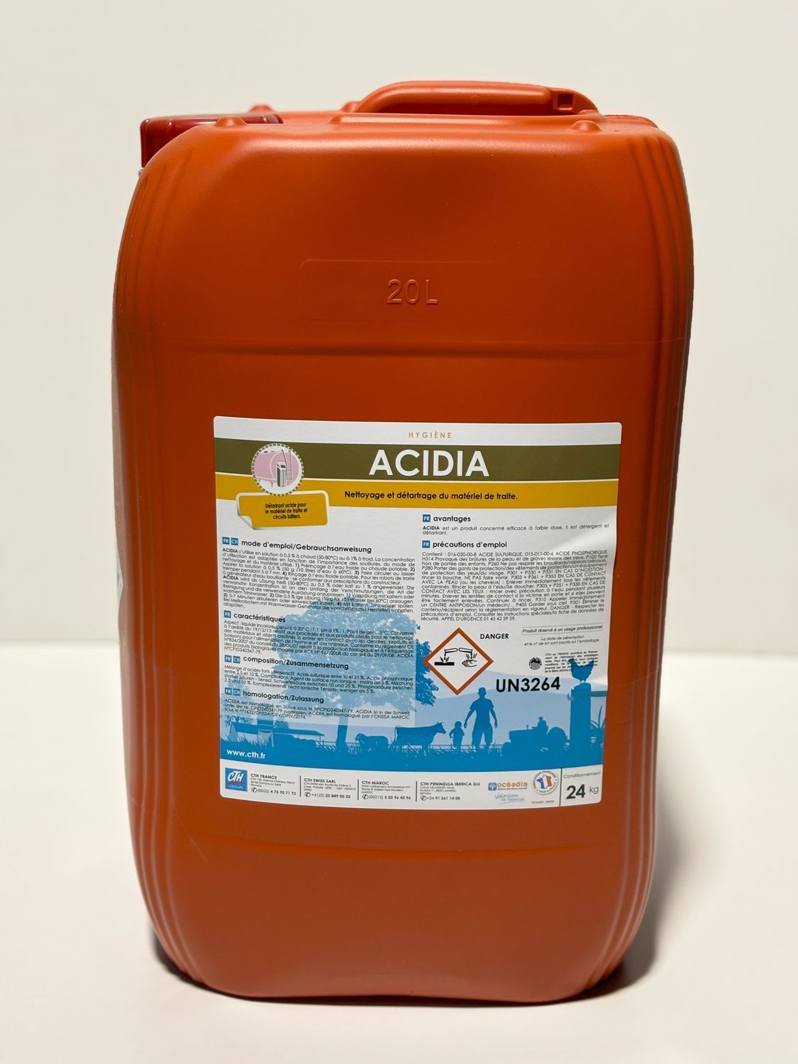 Détartrant d'élevage - Acidia - dta farm - d'eau