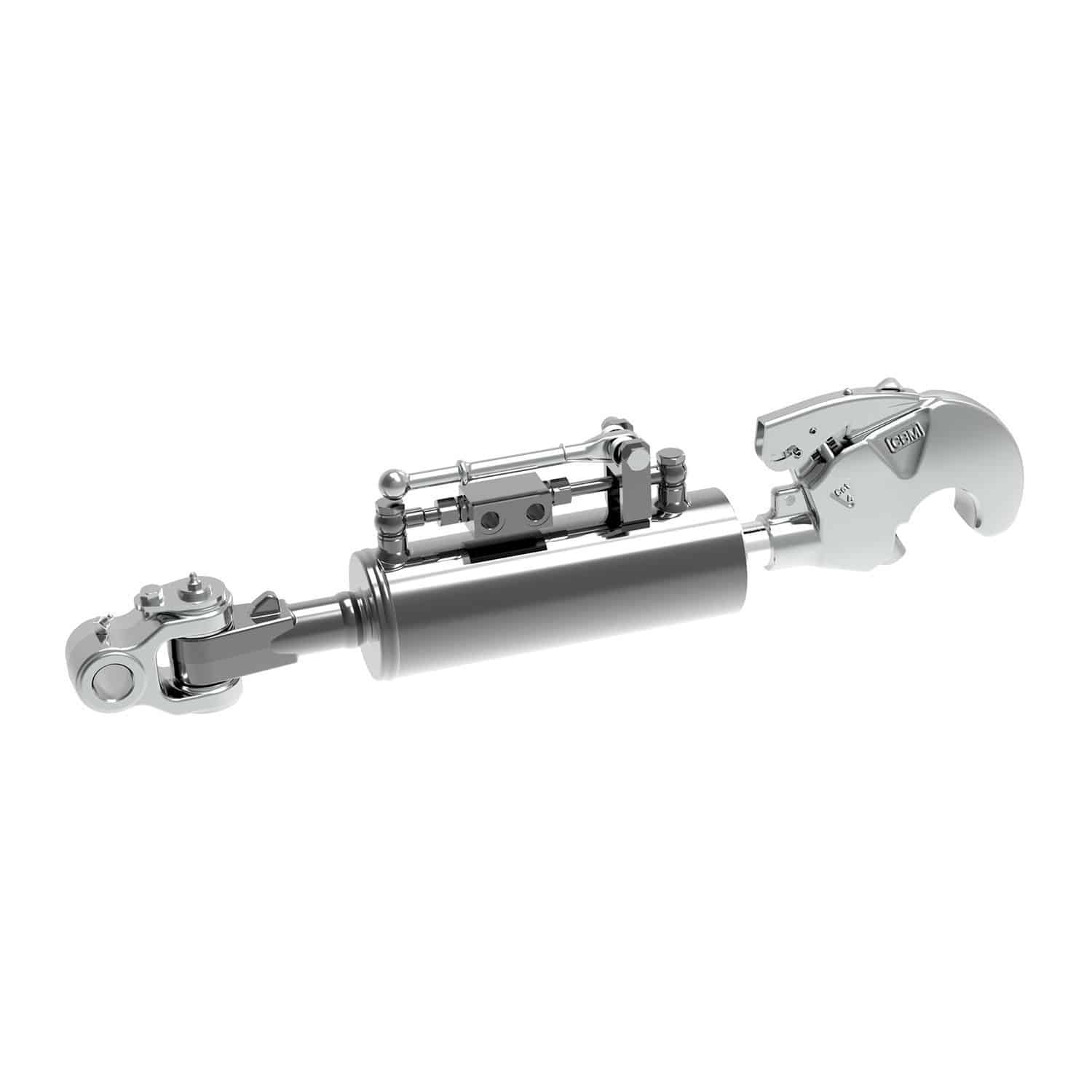 Troisième Point Hydraulique CAT1 + Crochet Récupération 280mm - Pour Tracteur - Blocage Tuyaux 19.2mm