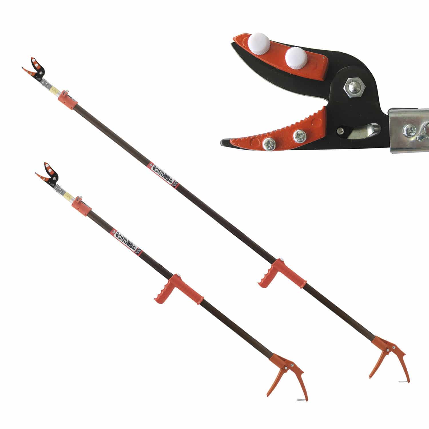 Sécateur D'arbre Extensible, 2 En 1 Pour Extérieur, Ciseaux D'élagage, Outils De Jardin (sans