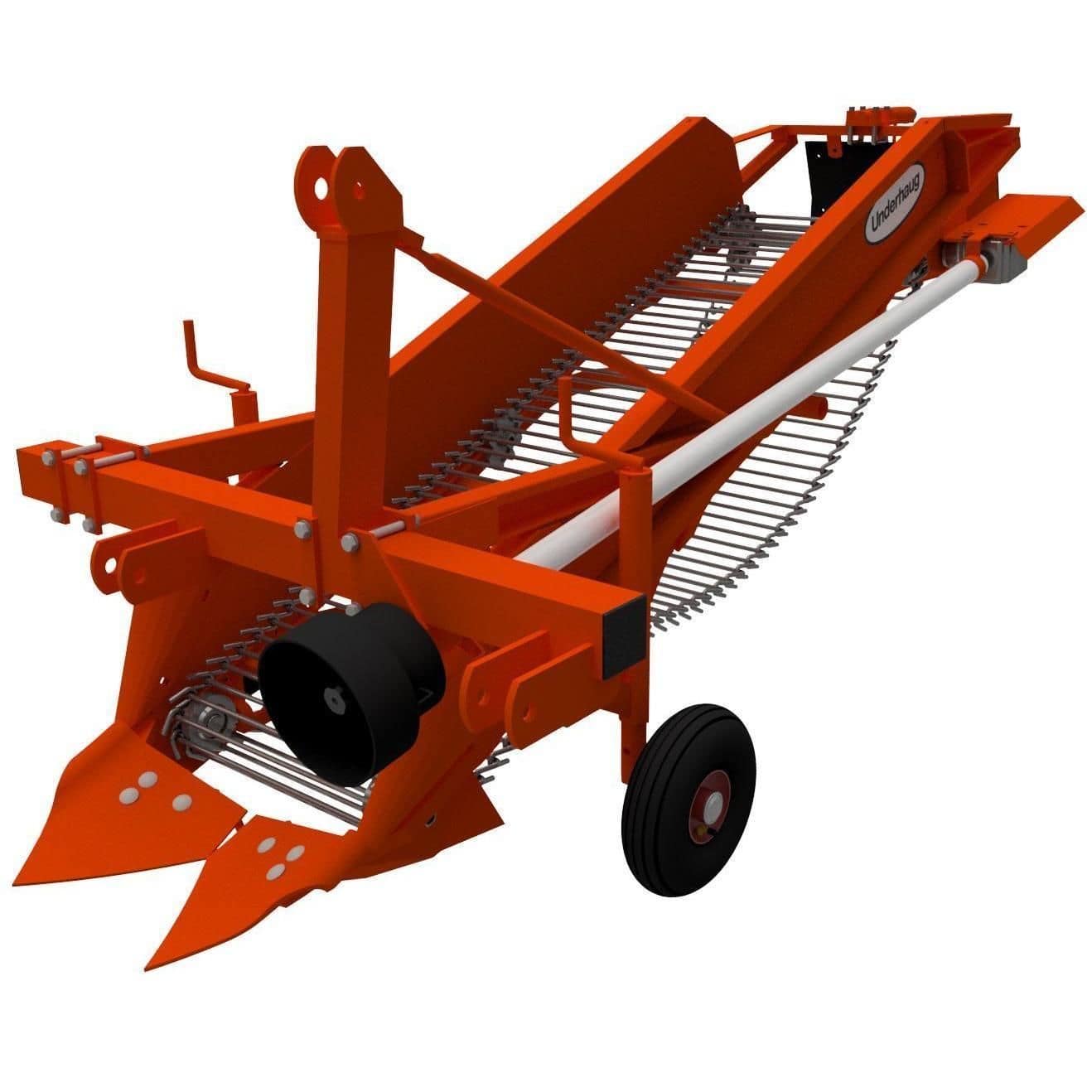 Grünwelt GW-PF02 – Charrue à 1 Rangée Pour Pommes De Terre, Idéale Pour Motobineuse Ou Mini-Tracteur