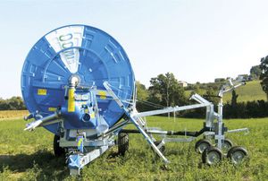 enrouleur d'irrigation à entraînement par turbine 1