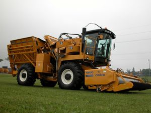 récolteuse de légumes