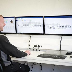 système de contrôle pour séchoir à céréales