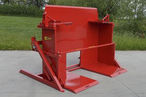 basculeur de caisse avec système de serrage
