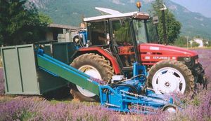 récolteuse de plantes aromatiques