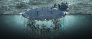 filet d'aquaculture pour séparation de bassin