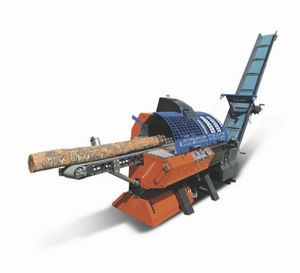 combiné scie/fendeuse avec tronçonneuse