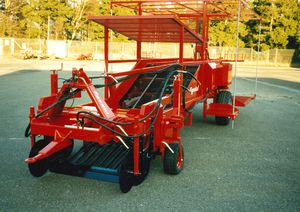 arracheuse de mottes pour tracteur