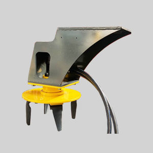 rotavator monté sur excavateur 1