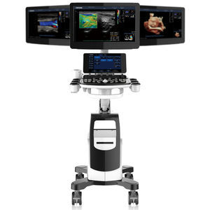 échographe vétérinaire Doppler portable, avec chariot